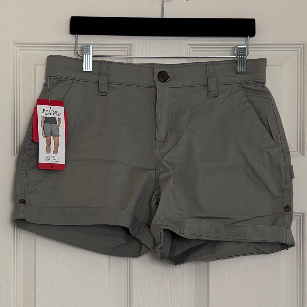 Boston Traders Cargo Shorts Mid Rise Women's Size 8